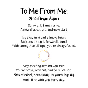 To Me From Me Circle Ring