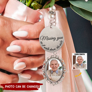 Personalized Wedding Bouquet Memory Photo Charm