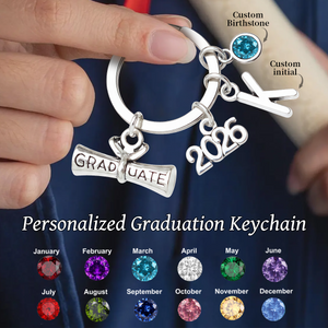 2026 Graduation Keychain - Personalised Gift for Graduates