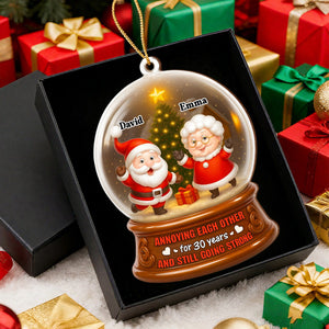 Annoying Each Other And Still Going Strong - Custom Wood Ornament