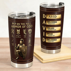 Armor Of God | Personalized Stainless Steel Tumbler