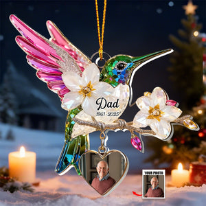 Personalized Hummingbird Memory Ornament