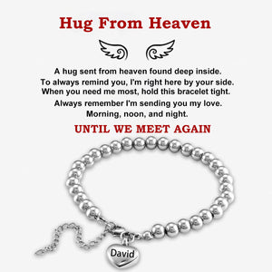 Personalized Heart Ashes Holder Bracelet, Gift For Loss Of Loved One