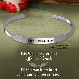 Personalized Custom Name&Date Bracelet for Women - Gift For Christmas