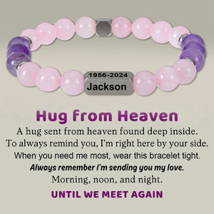 Personalized Custom Two-Sides Memorial Bracelet - Gift For Lover