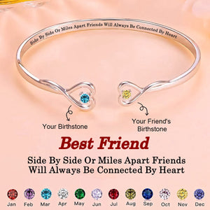 Celebrate the unbreakable bond of friendship - Personalized Heart Bracelet