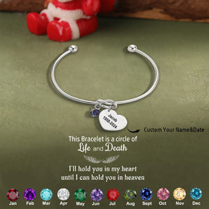 Personalized Custom Birthstone Name Bracelet For Women - Gift For Christmas
