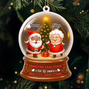 Annoying Each Other And Still Going Strong - Custom Wood Ornament