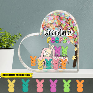 Grandma's -Personalized Rabbit Family Acrylic Plaque