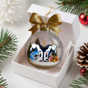 Personalized American Football Christmas Ornaments- Gifts For Football Lovers