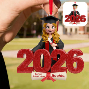 Class Of 2026 Graduation Ornament- Personalized Graduate Gift