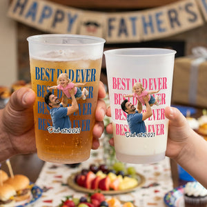 Custom Party Cups - Personalized Father's Day Gifts For Dad, Grandpa