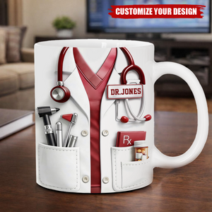 Personalized Doctor Mug, Medical Professional Gift
