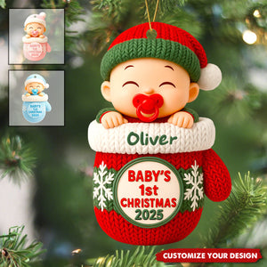 Baby First Christmas Ornament Personalized Gifts For Kids