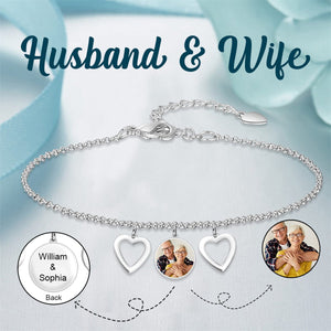 Personalized Custom Photo Family Fashion Bracelet - Gift For Grandma/Mom