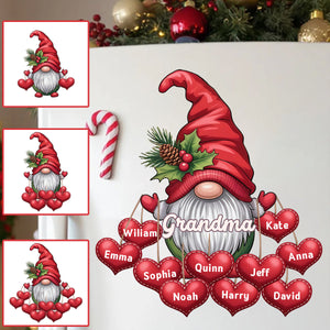 Custom Christmas Grandma Decal With Grandkids Names