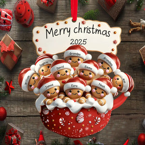 Christmas Cookie Man Family-Personalized Ornament-Gifts For Family