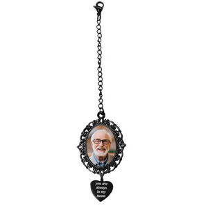 Personalized Memorial Tassel Photo Graduation Cap Charm