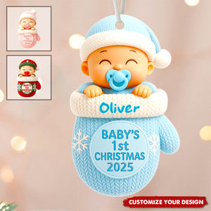 Baby First Christmas Ornament Personalized Gifts For Kids