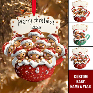 Christmas Cookie Man Family-Personalized Ornament-Gifts For Family