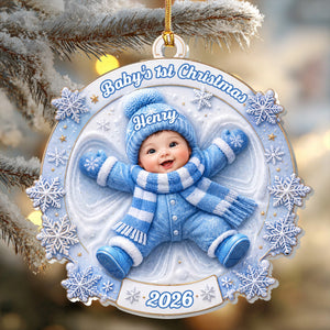 Little Miracle Big Love - Personalized Christmas Acrylic Ornament
