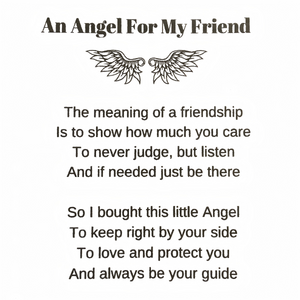 Personalized Guardian Angel Keychain For Best Friend
