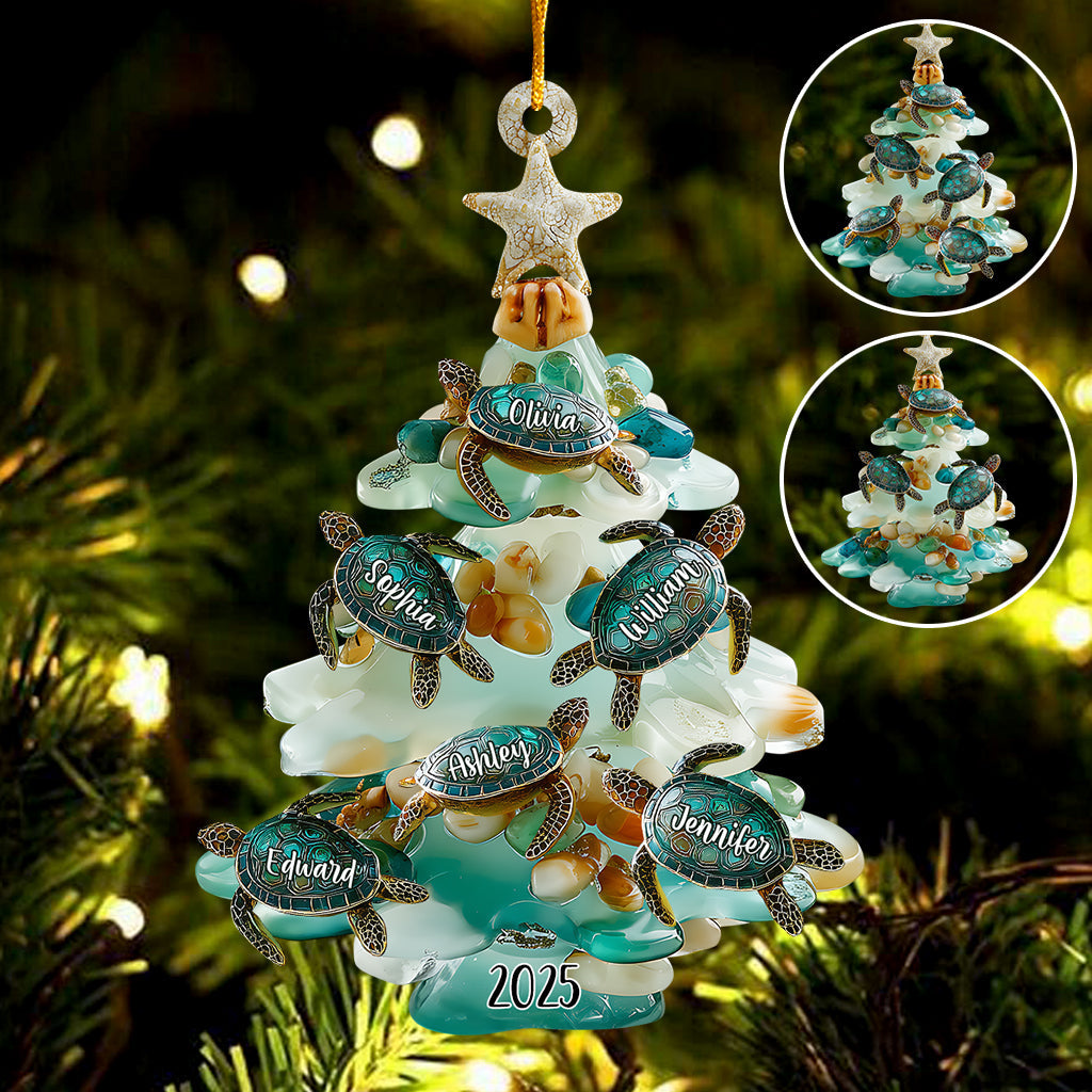 Merry Christmas - Personalized Family Ornament