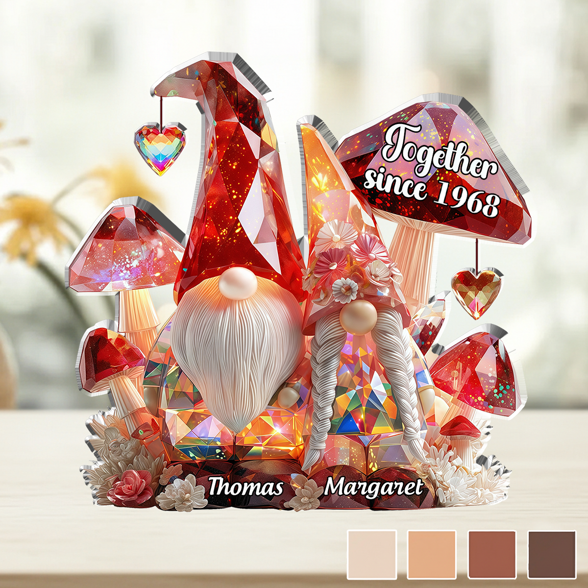 Personalized Acrylic Plaque For Couples, Anniversaries/Holiday Gift