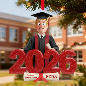 Class Of 2026 Graduation Ornament- Personalized Graduate Gift