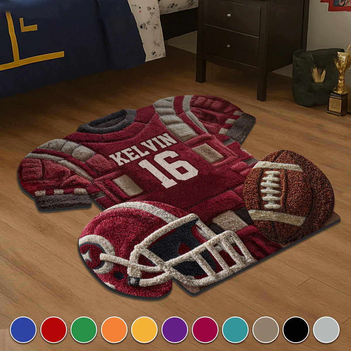 It's Football Season -  Personalized Non-Slip Tufted Rug