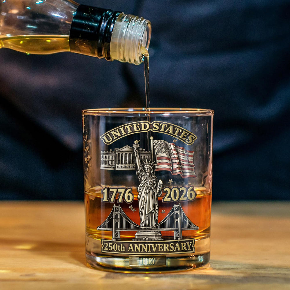 250th Anniversary - Personalized Whiskey Glass