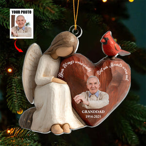 Personalized Memory Angel Ornament, Upload Photo