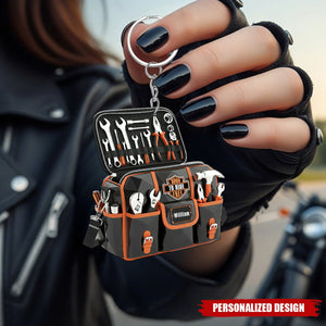 Born To Ride Free Keychain - Personalized Gifts For Bikers