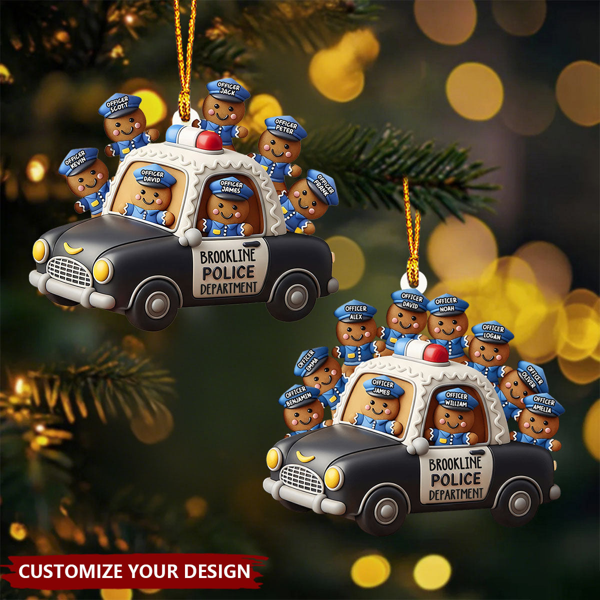 Our Department - Personalized Police Officer Ornament