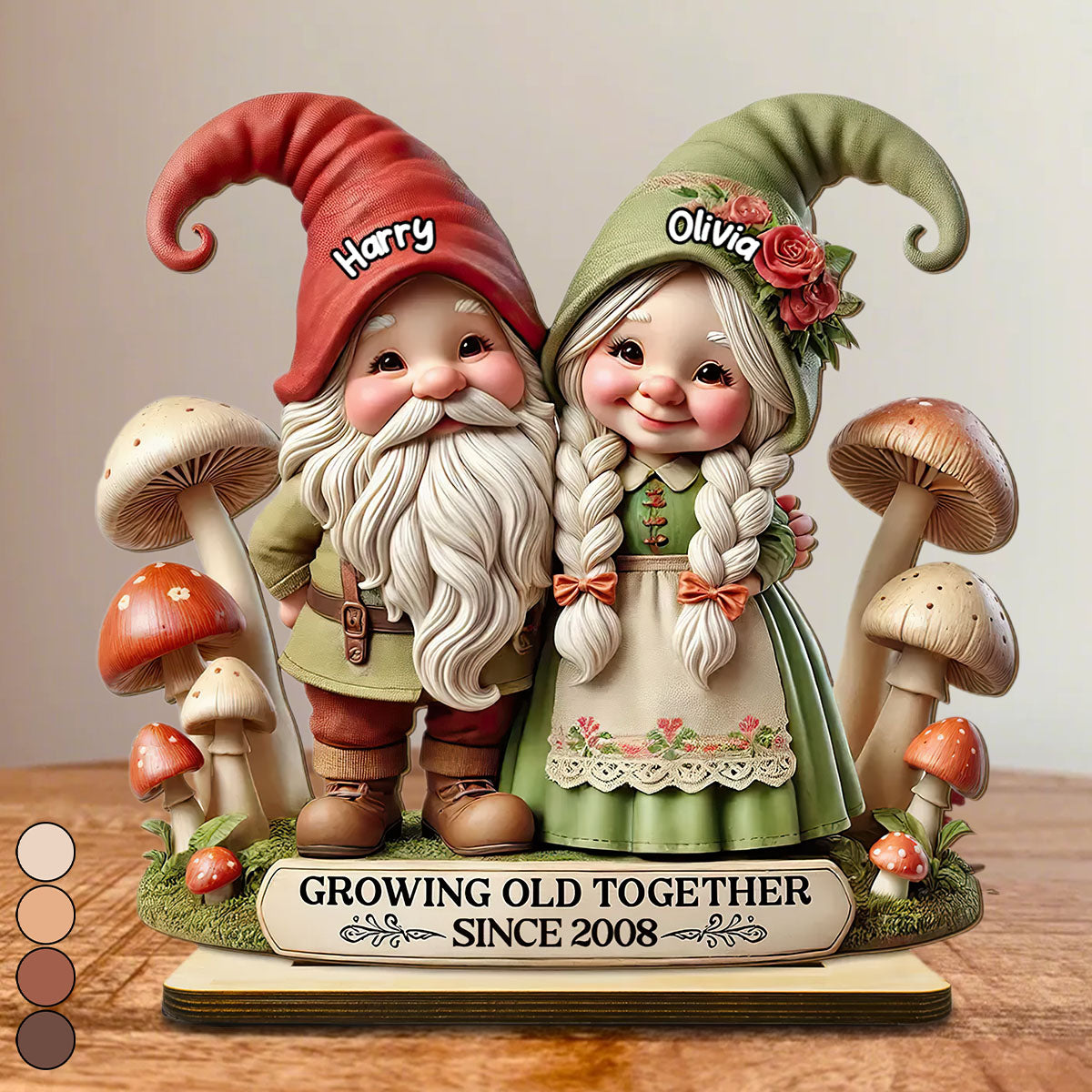 Personalized Wooden Plaque For Couples – Custom Standing Gift
