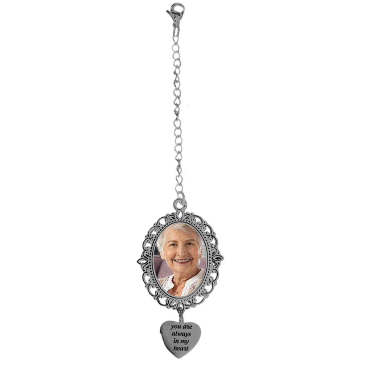 Personalized Memorial Tassel Photo Graduation Cap Charm