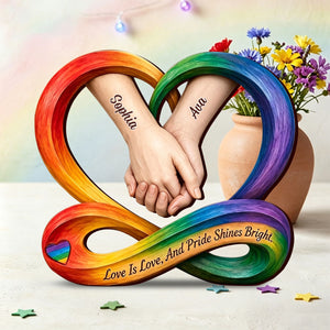 Personalized Wooden Plaque For LGBTQ ,Pride Month Gift