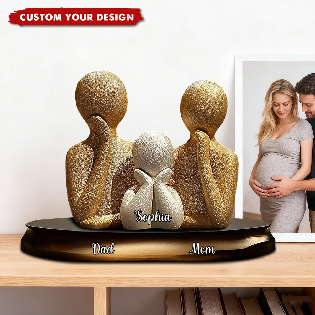Family Forever - Personalized Family Custom Shaped Acrylic Plaque