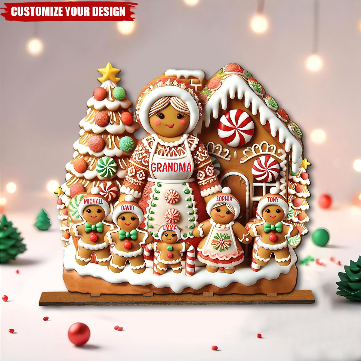 Grandma's Perfect Batch - Personalized Grandma 1 Layered Big Freestanding