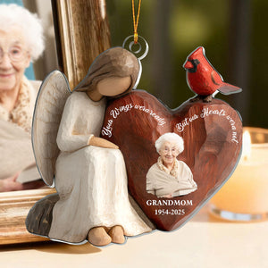 Personalized Memory Angel Ornament, Upload Photo