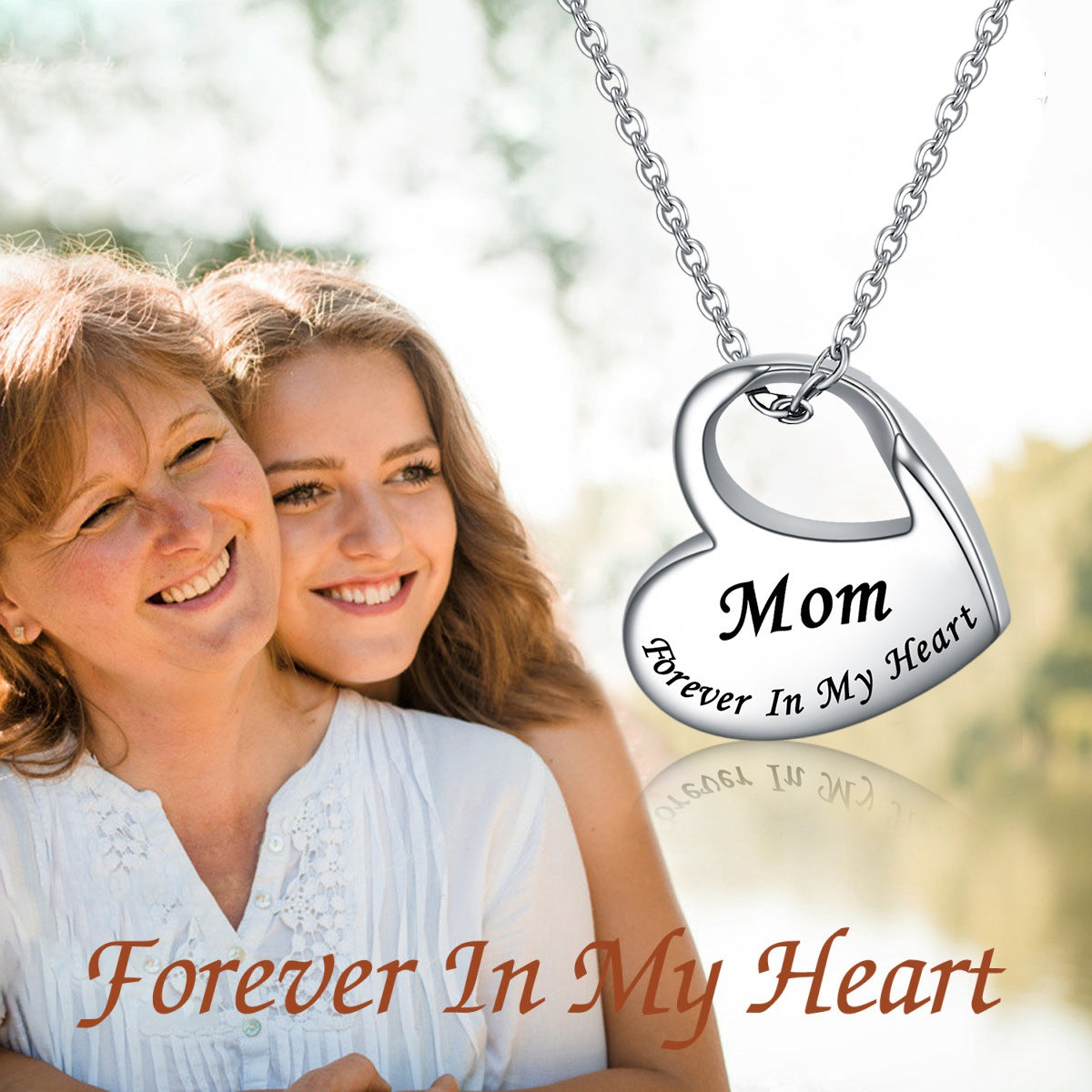 Personalized Memorial Urn Heart Ashes Necklace- Gift For Lovers