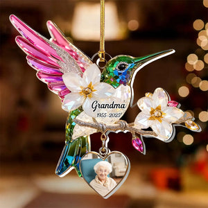 Personalized Hummingbird Memory Ornament
