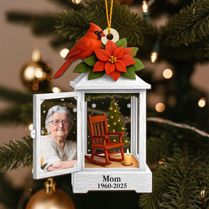 Custom Photo Memorial Ornament, Sympathy Gift