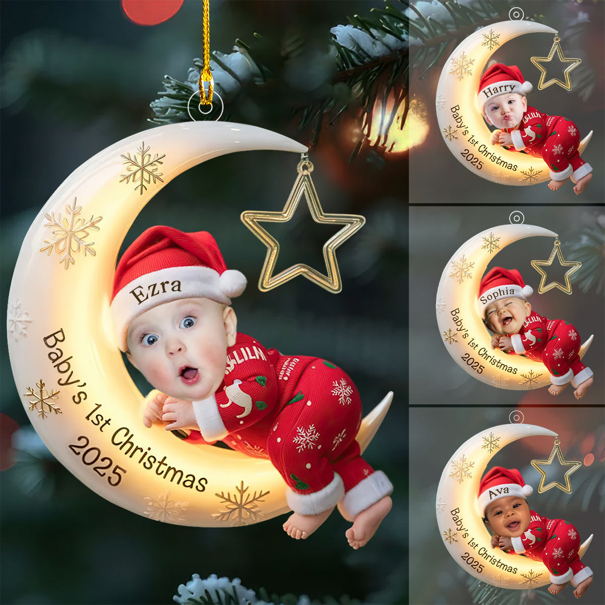 Personalized Baby First Christmas Ornament, Gift For Baby