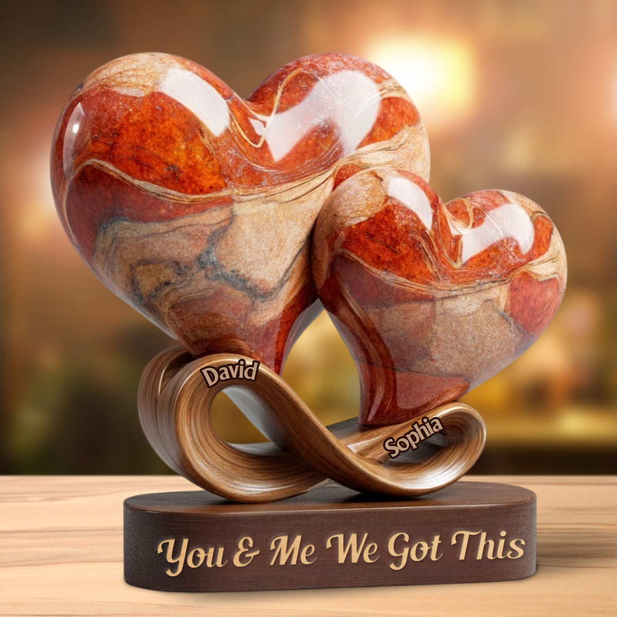 You Will Forever Be My Always - Personalized Couple Custom Shaped Acrylic Plaque