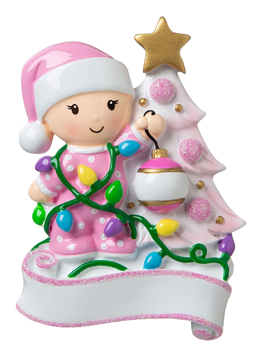 DIY Snow Baby's First Christmas Hand-writing Resin Ornament