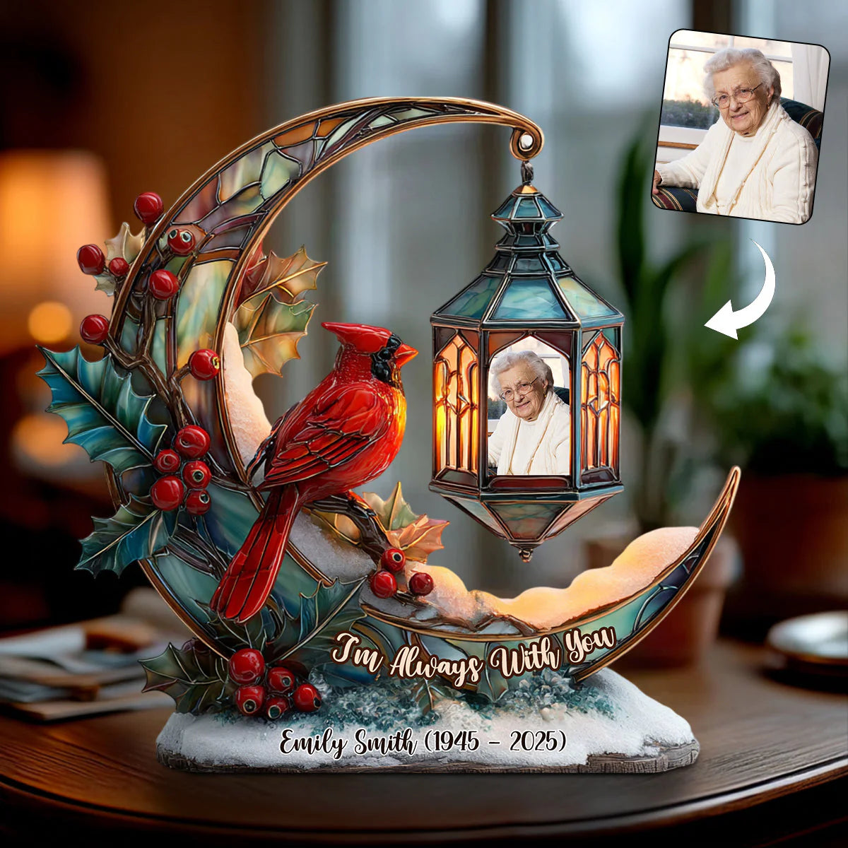 I'm Always With You - Personalized Memorial Custom Shaped Plaque