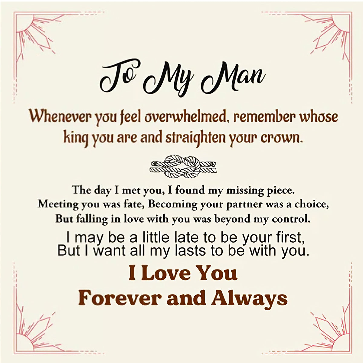 To My Man,Personalized Mens Engraved Text Leather Bracelet