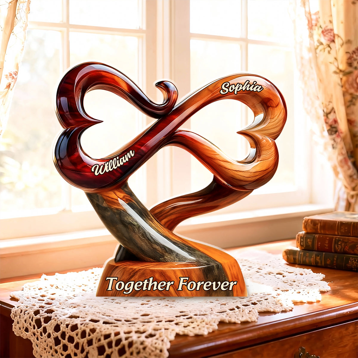 Together Forever - Personalized Acrylic Plaque For Couples