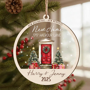 First Christmas In Our New Home Custom Ornament